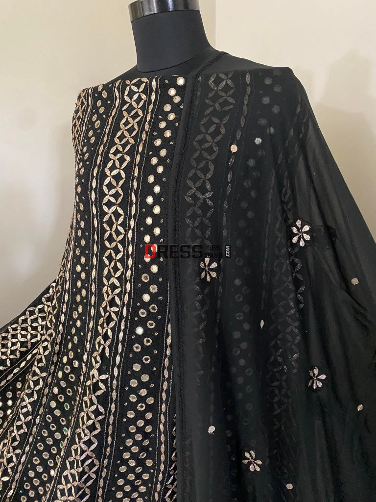 Black Mirror & Gota Patti Chikankari Anarkali