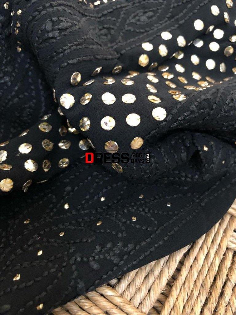 Black Mukaish Chikankari Suit Suits