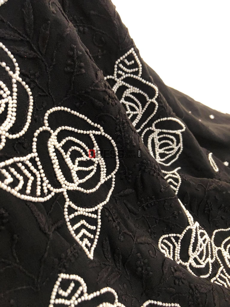 Black Pearl Lucknowi Chikankari Suit Suits
