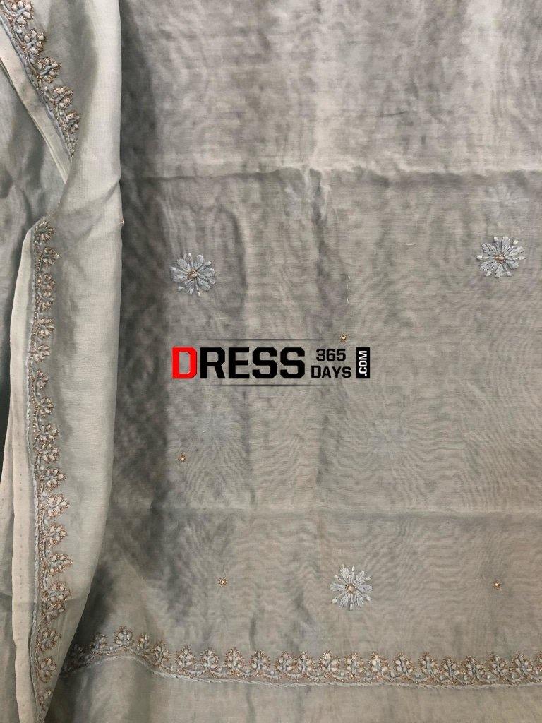 Chanderi Beads Aari Zari Chikankari Suit Suits