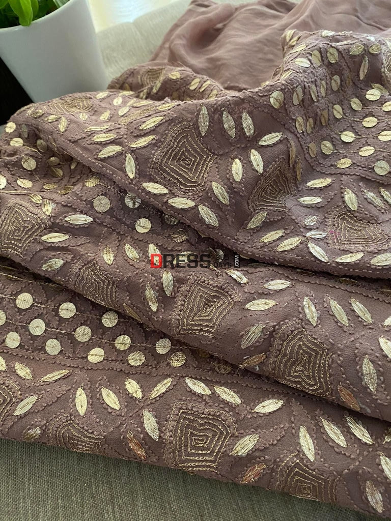Chikankari Gota Patti Kurta Dupatta Set Suits