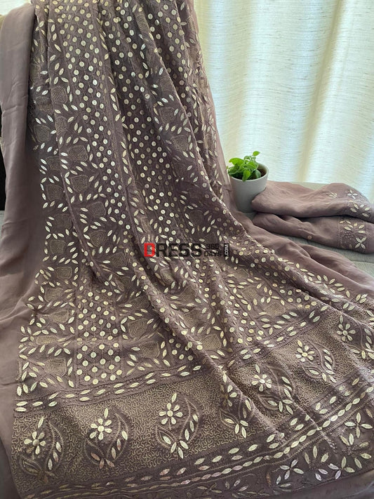 Chikankari Gota Patti Kurta Dupatta Set Suits