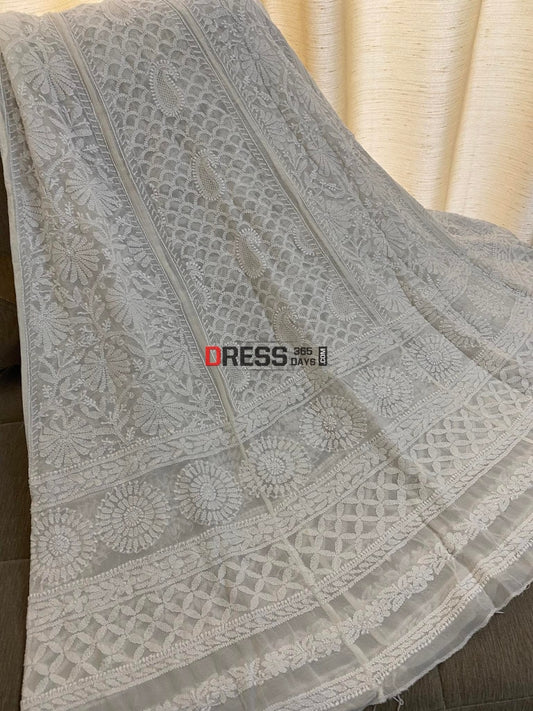 Chikankari & Jaali Work Lehenga Skirt (Lehenga Only)