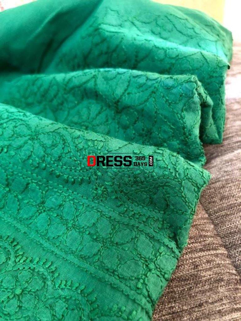 Cotton Chikankari Kurti Fabric