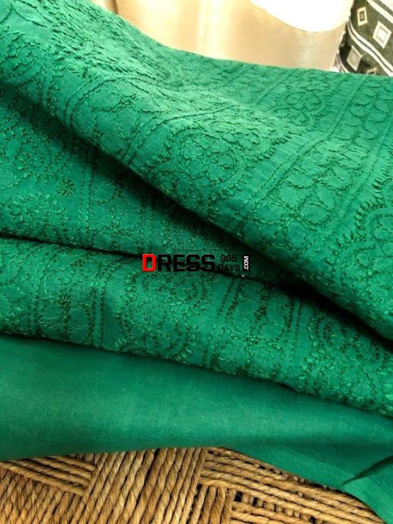 Cotton Chikankari Kurti Fabric