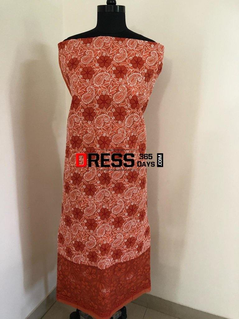 Cotton Chikankari Suits
