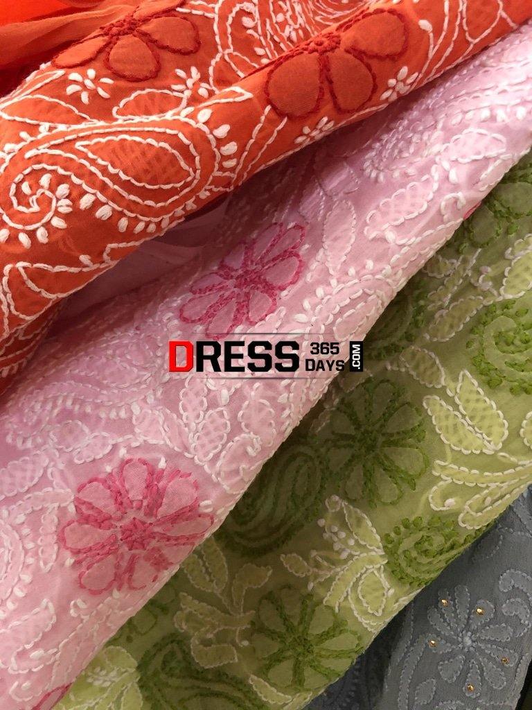 Cotton Chikankari Suits