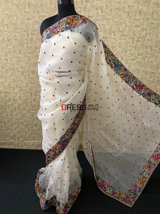 Designer Organza Parsi Gara Saree