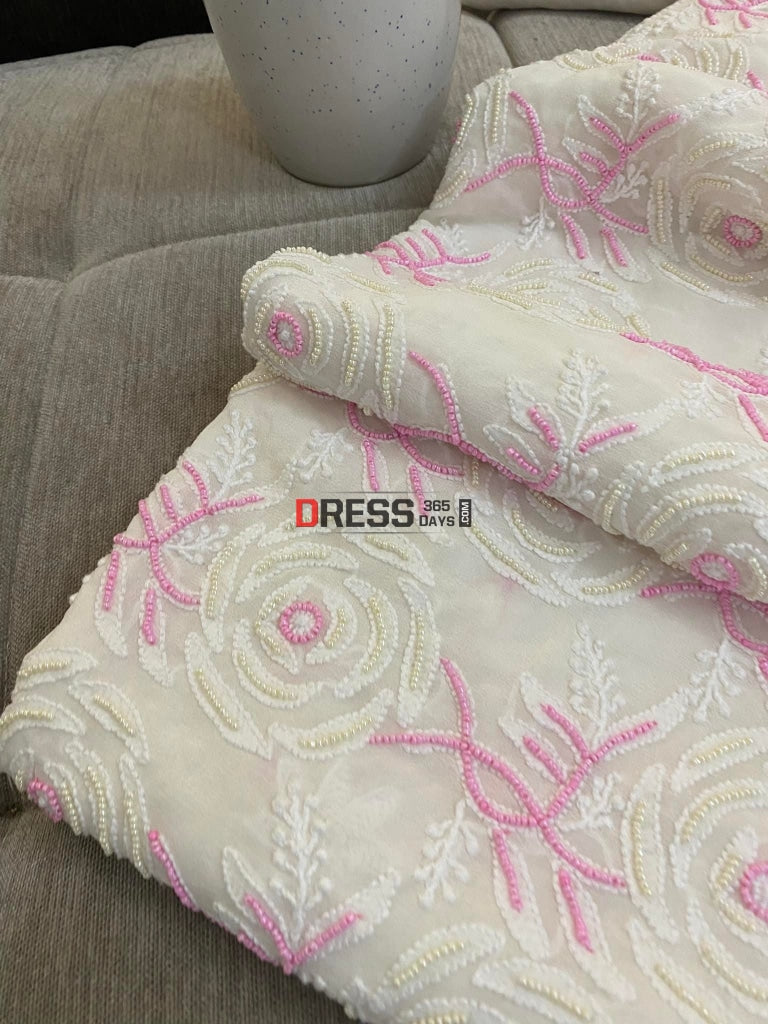 Designer Pearl Lucknow Chikankari Suit Suits