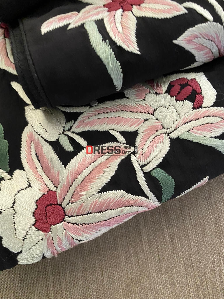 Exclusive Parsi Gara Crepe Silk Saree