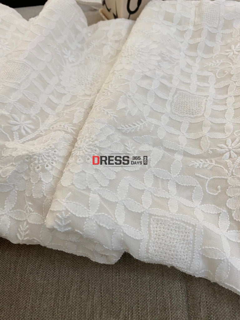 Fine Chikankari & Hand Jaali Work Suit Suits