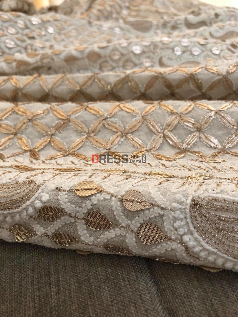 Gota Patti Chikankari Lehenga Skirt (Only Skirt)