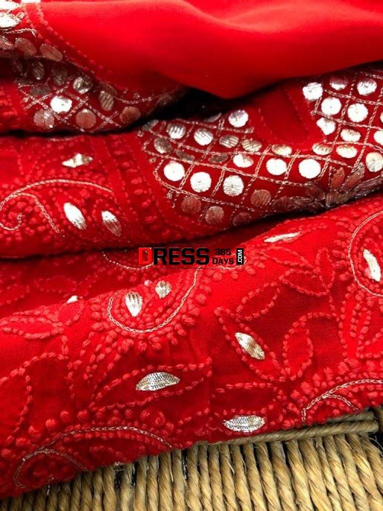 Gota Patti Chikankari Suit Suits