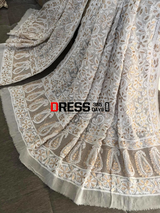Heavy Gota Patti Chikankari Dupatta
