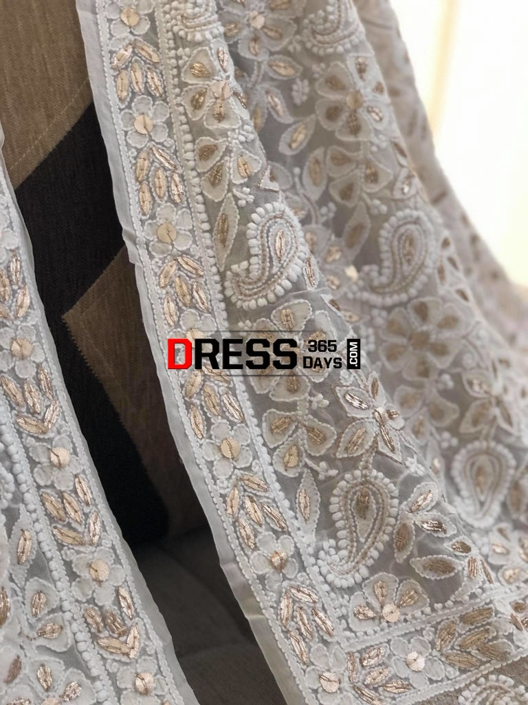 Heavy Gota Patti Chikankari Dupatta