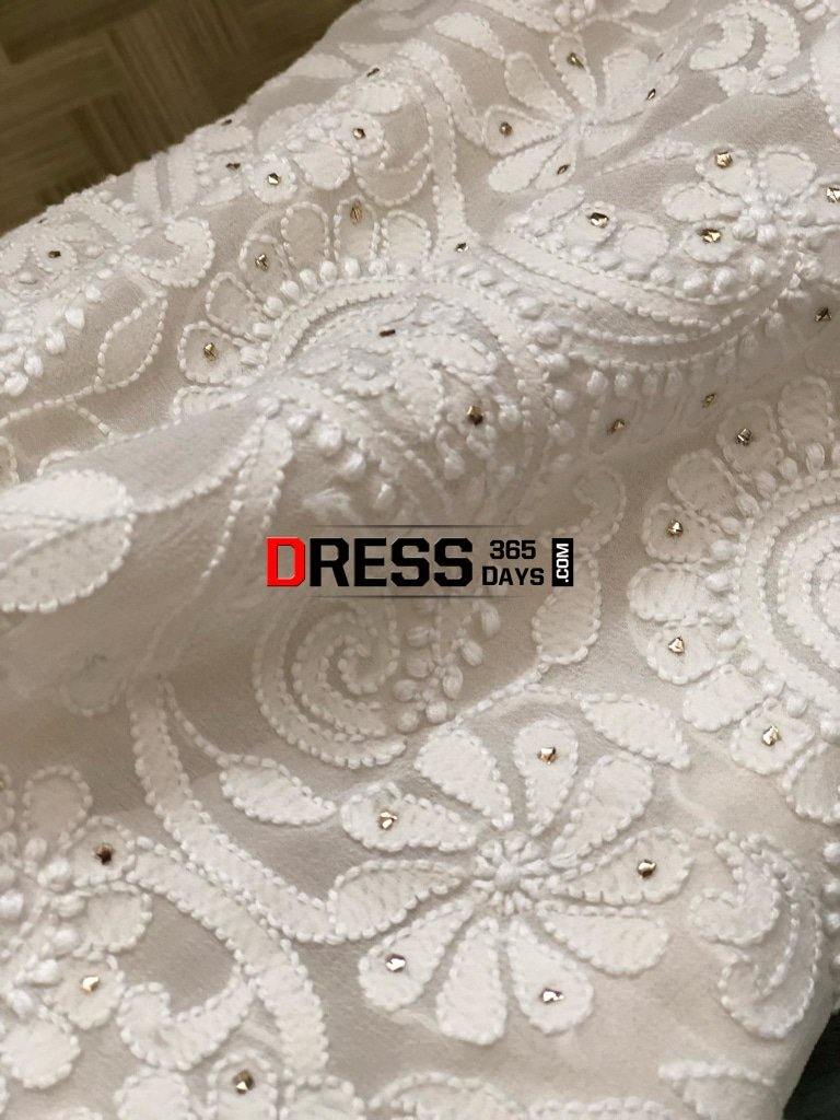 Ivory Gota Patti Chikankari Suit Suits