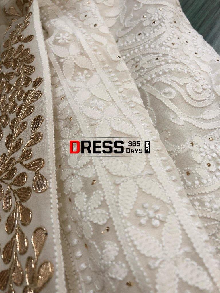 Ivory Gota Patti Chikankari Suit Suits