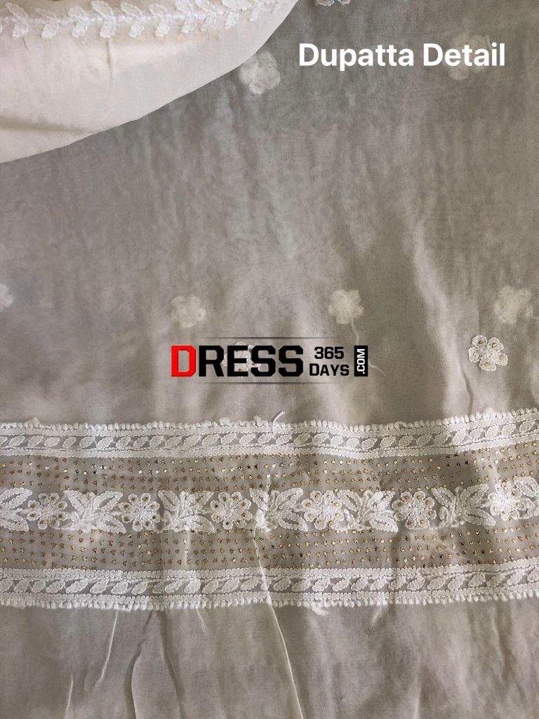 Ivory Kamdani Chikankari Suit Suits