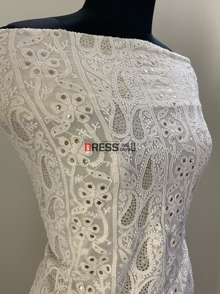Ivory Lucknowi Chikankari Suit Suits