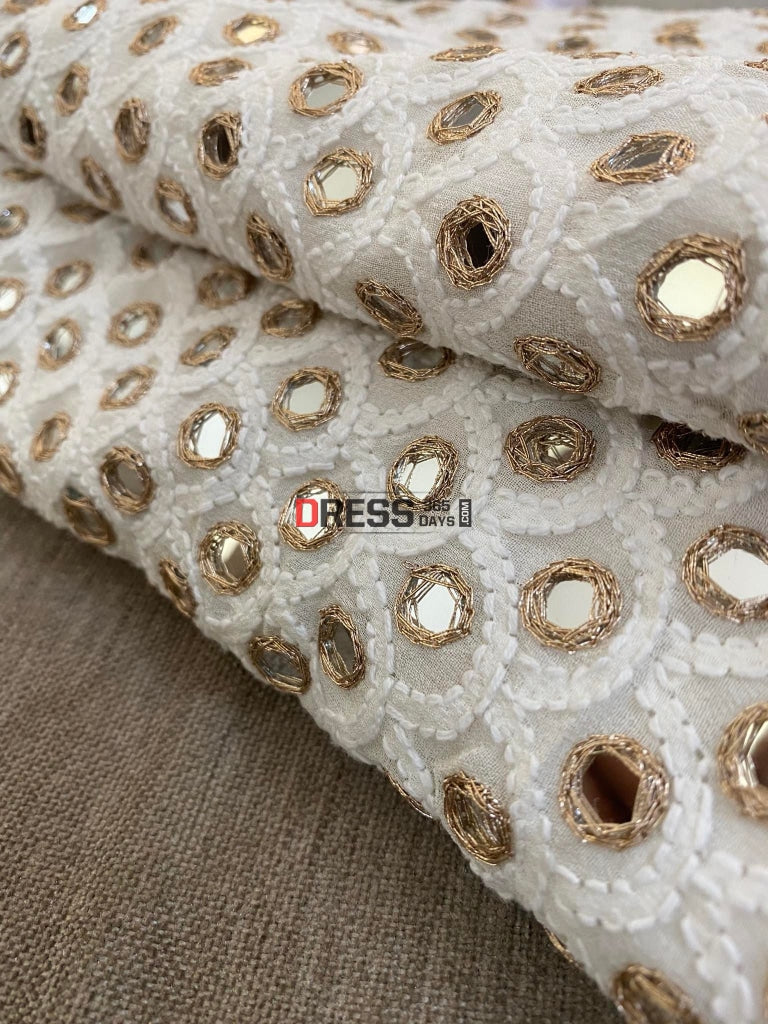 Ivory Mirror Chikankari Suit Suits