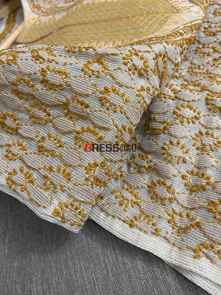Kota Cotton Chikankari Kurti (Size- L)
