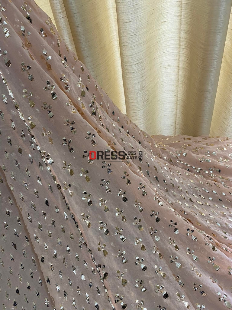 Light Peach Masterpiece Kamdani Lehenga Set