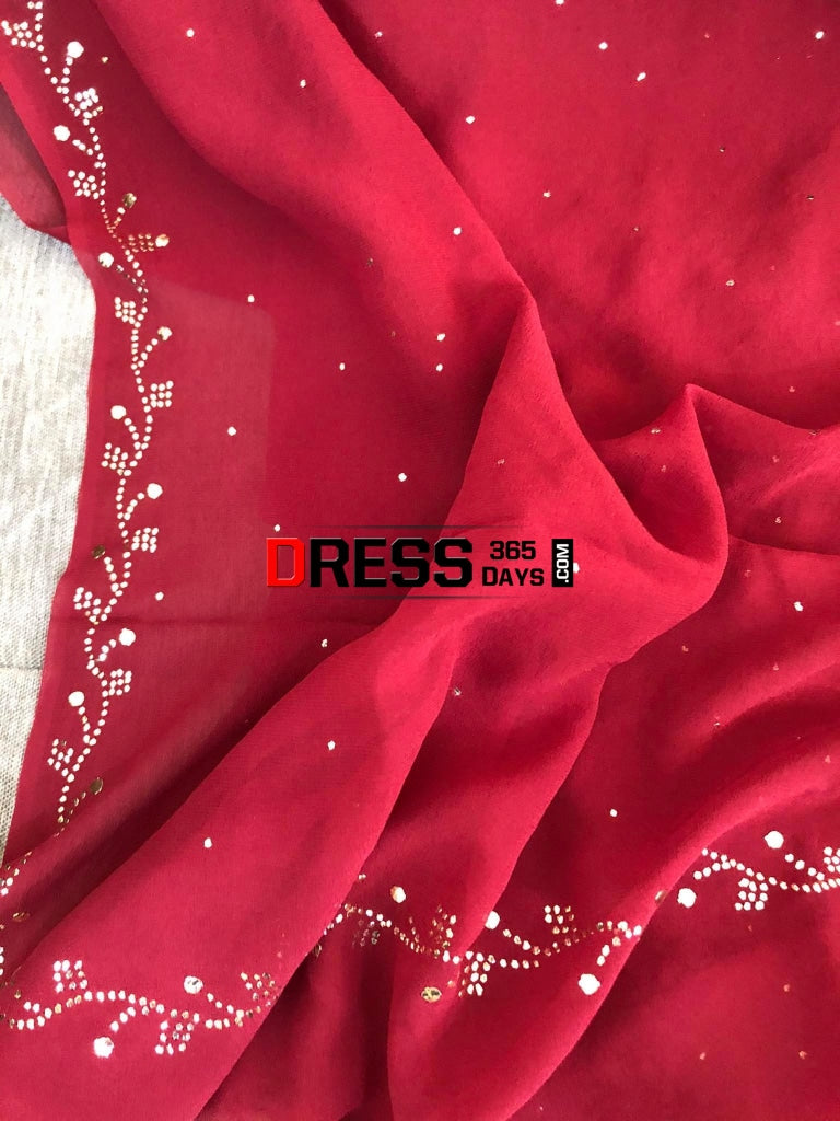 Pure Georgette Kamdani Suit Chikankari Suits