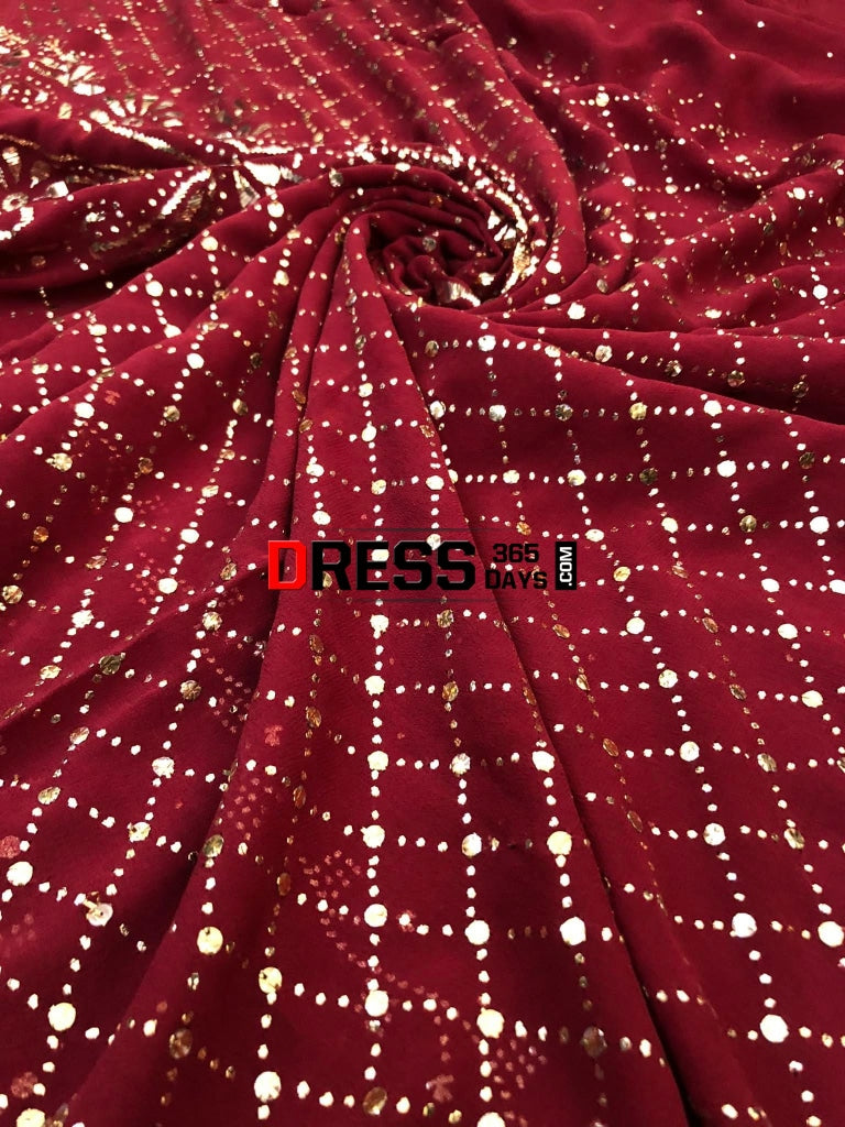 Pure Georgette Kamdani Suit Chikankari Suits