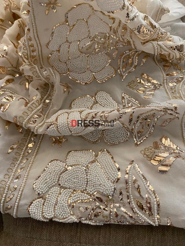 Masterpiece Kamdani & Pearl Suit Chikankari Suits