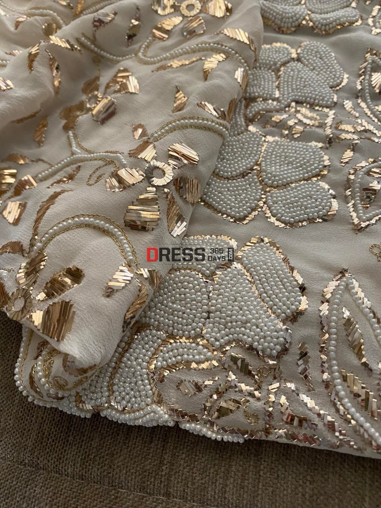 Masterpiece Kamdani & Pearl Suit Chikankari Suits