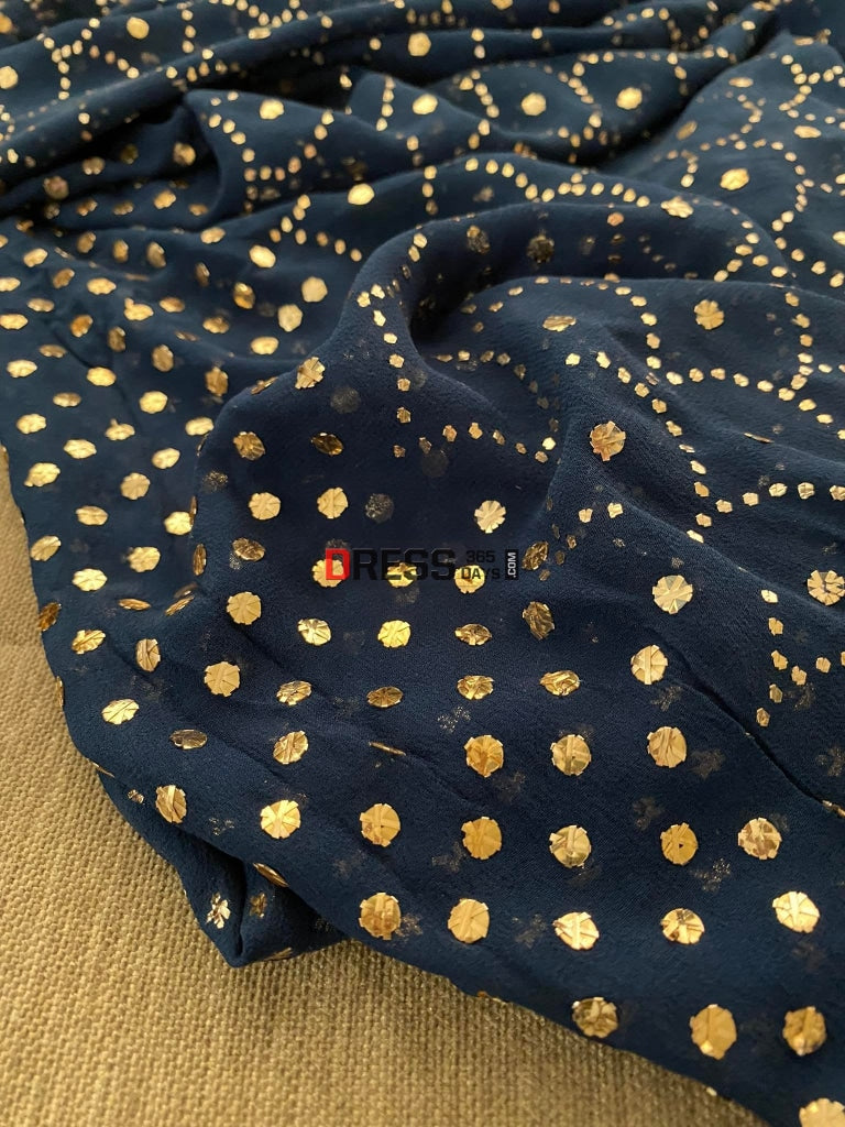 Masterpiece Navy Kamdani Saree