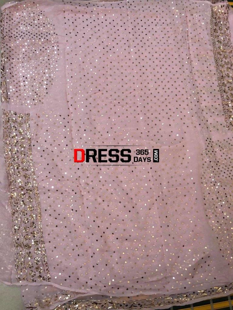 All Over Ring Mukaish Lehenga Set Chikankari