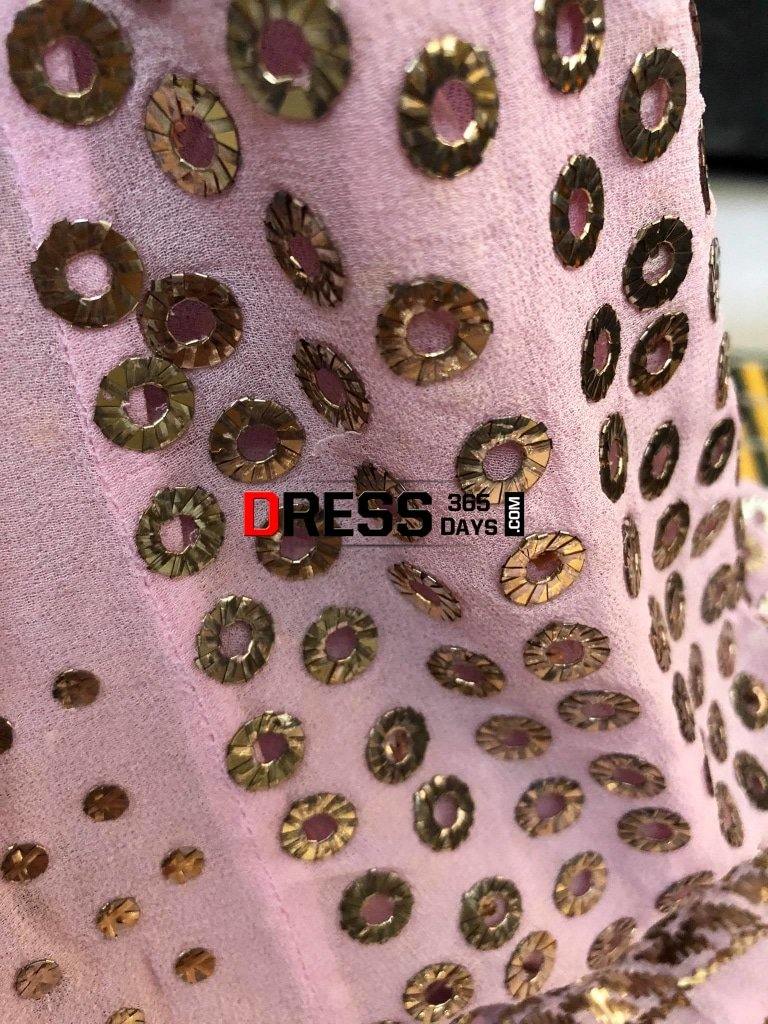 All Over Ring Mukaish Lehenga Set Chikankari