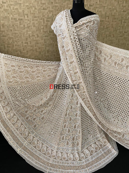 Mirror Gotapatti And Chikankari Lehenga Set