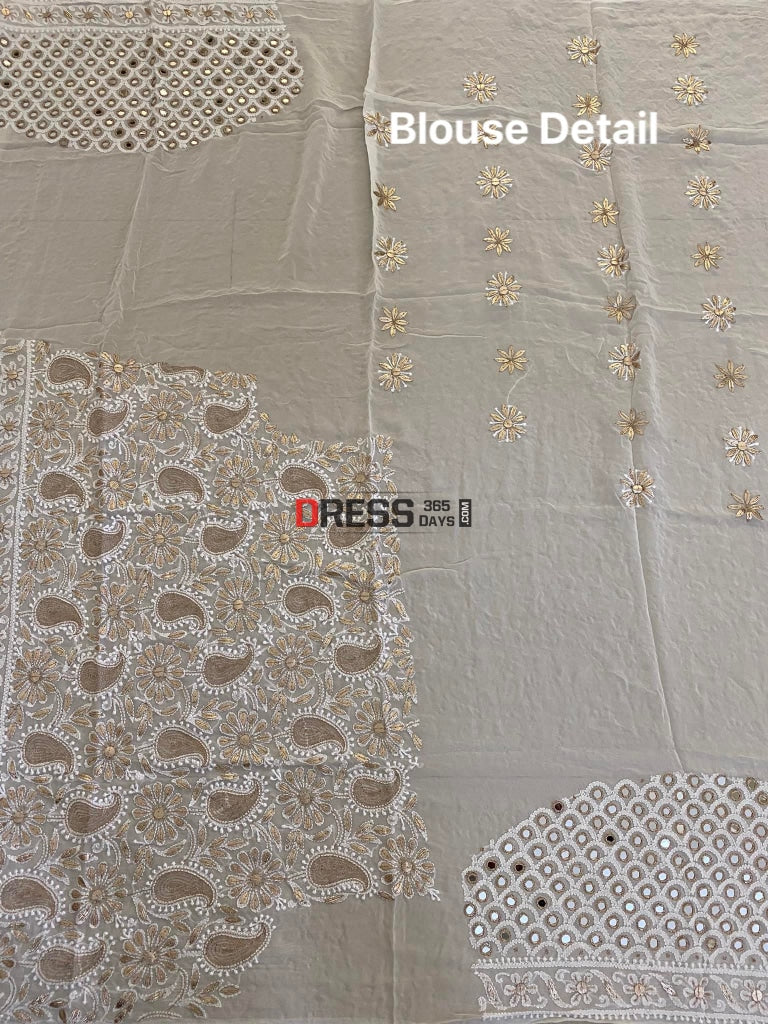 Mirror Gotapatti And Chikankari Lehenga Set