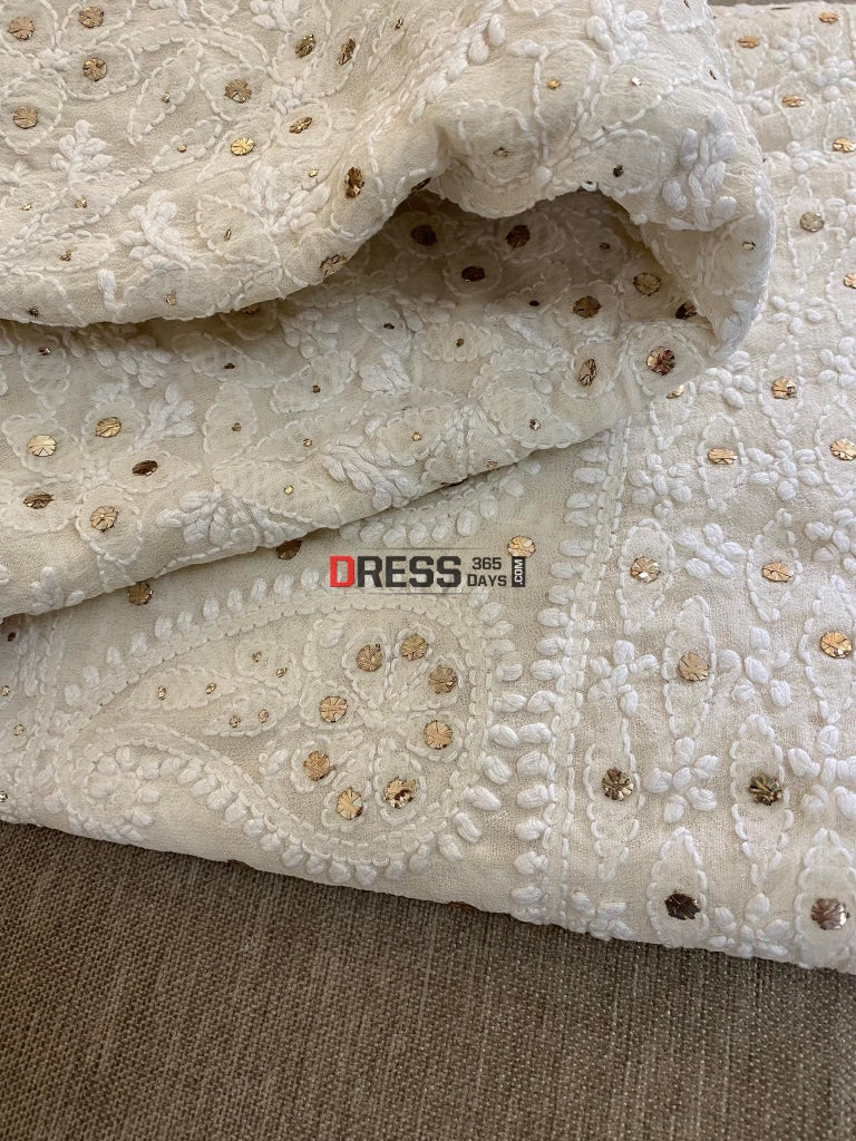 Mukaish Chikankari Lehenga Skirt (Lehenga Only)