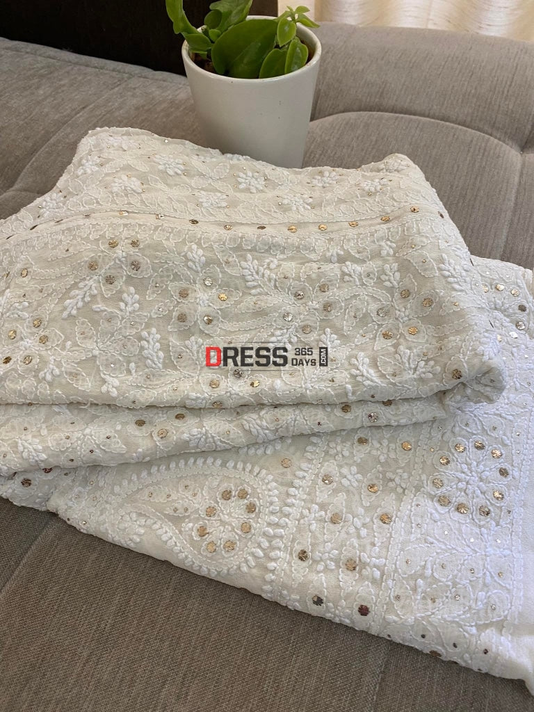 Mukaish Chikankari Lehenga Skirt (Lehenga Only)