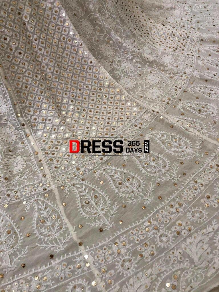 Mukaish Chikankari Lehenga Skirt (Lehenga Only)