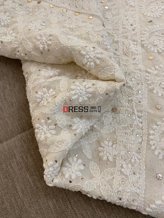 Mukaish Chikankari Lehenga Skirt (Lehenga Only)
