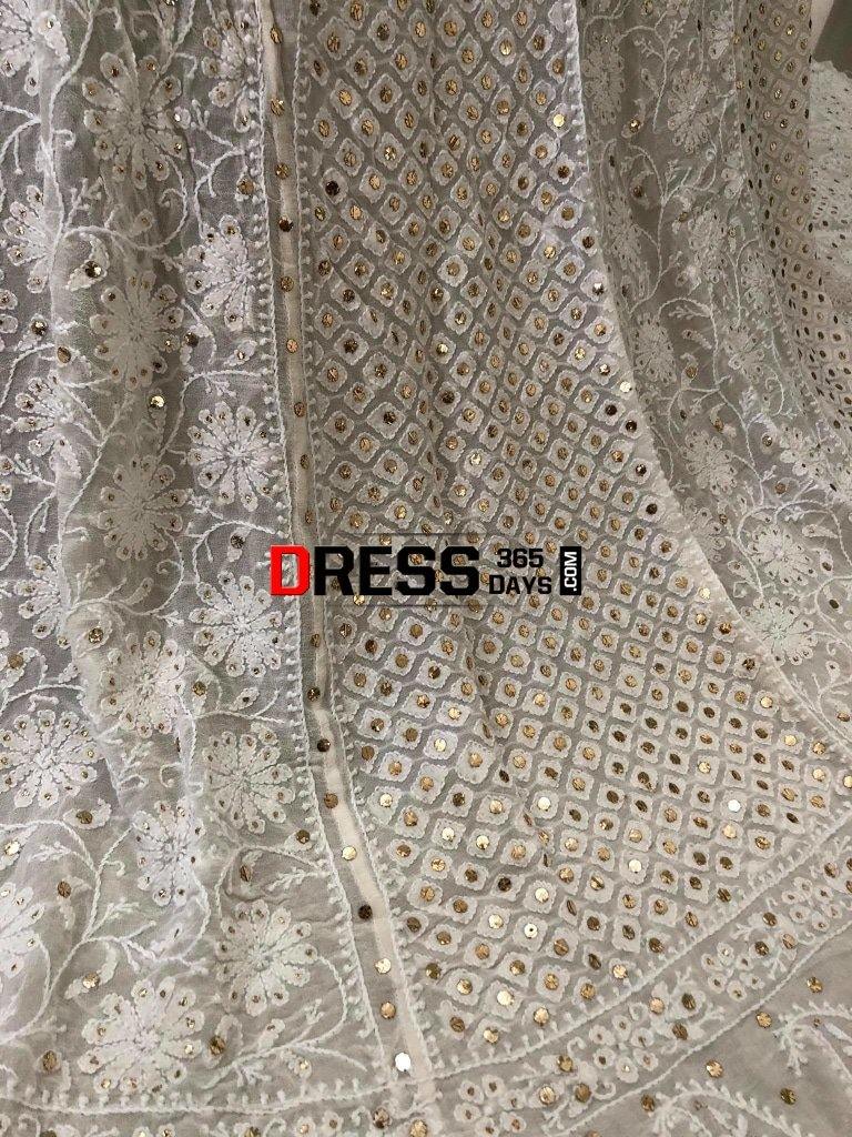 Mukaish Chikankari Lehenga Skirt (Lehenga Only)