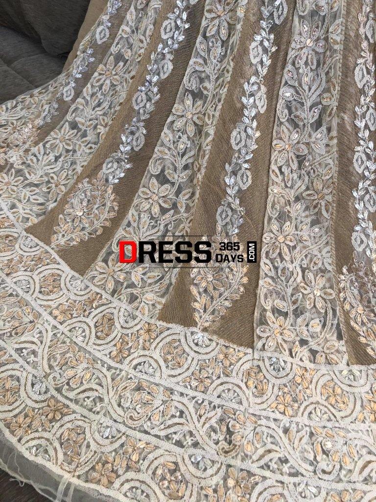 Net Gota Patti Chikankari Anarkali (Only Anarkali)