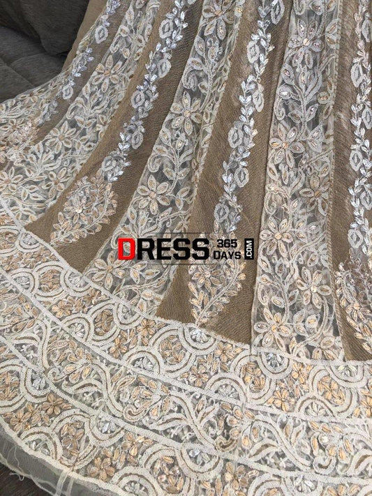 Net Gota Patti Chikankari Anarkali (Only Anarkali)