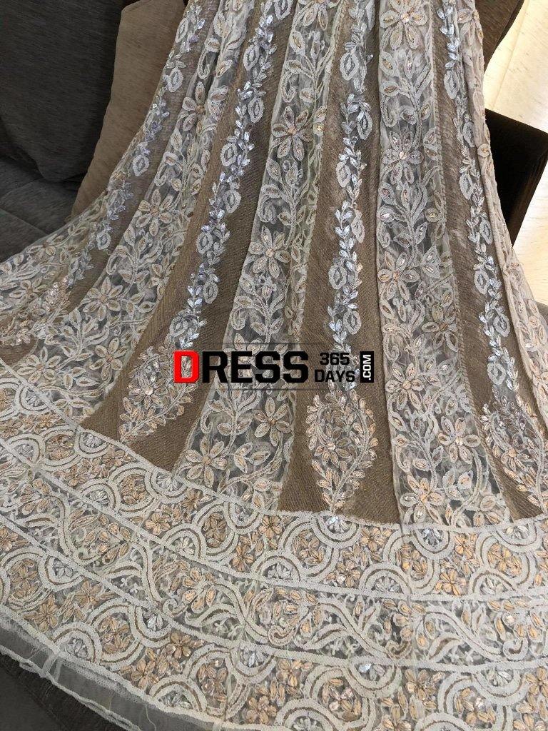 Net Gota Patti Chikankari Anarkali (Only Anarkali)
