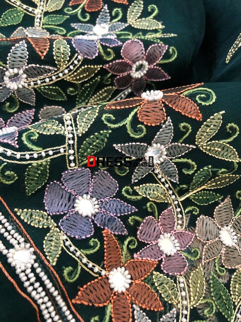 Organza Beads Chikankari Suit Suits