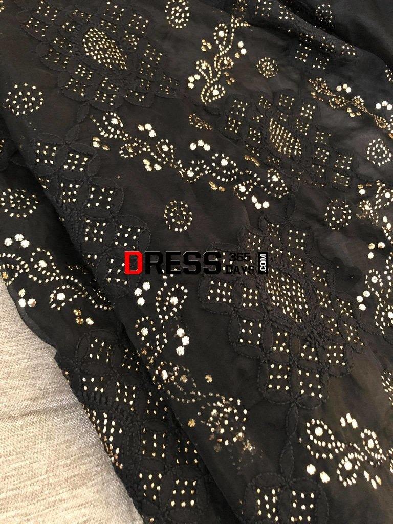 Organza Kamdani Lucknowi Chikankari Suit Suits