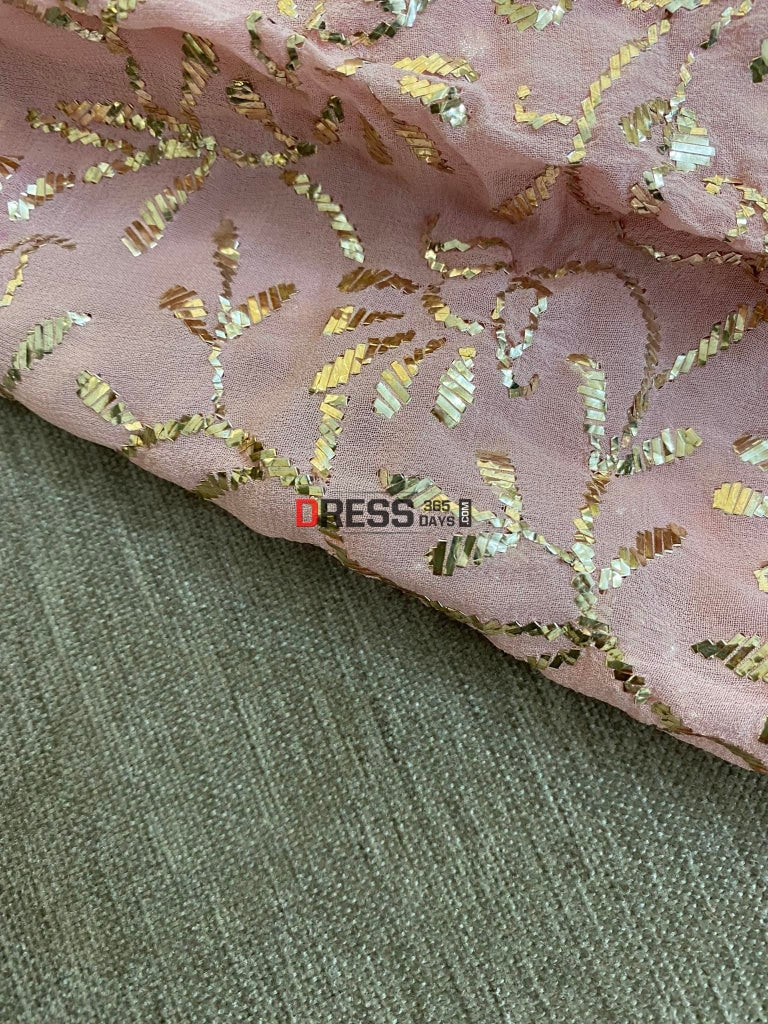 Pastel Pink Masterpiece Kamdani Lehenga Set
