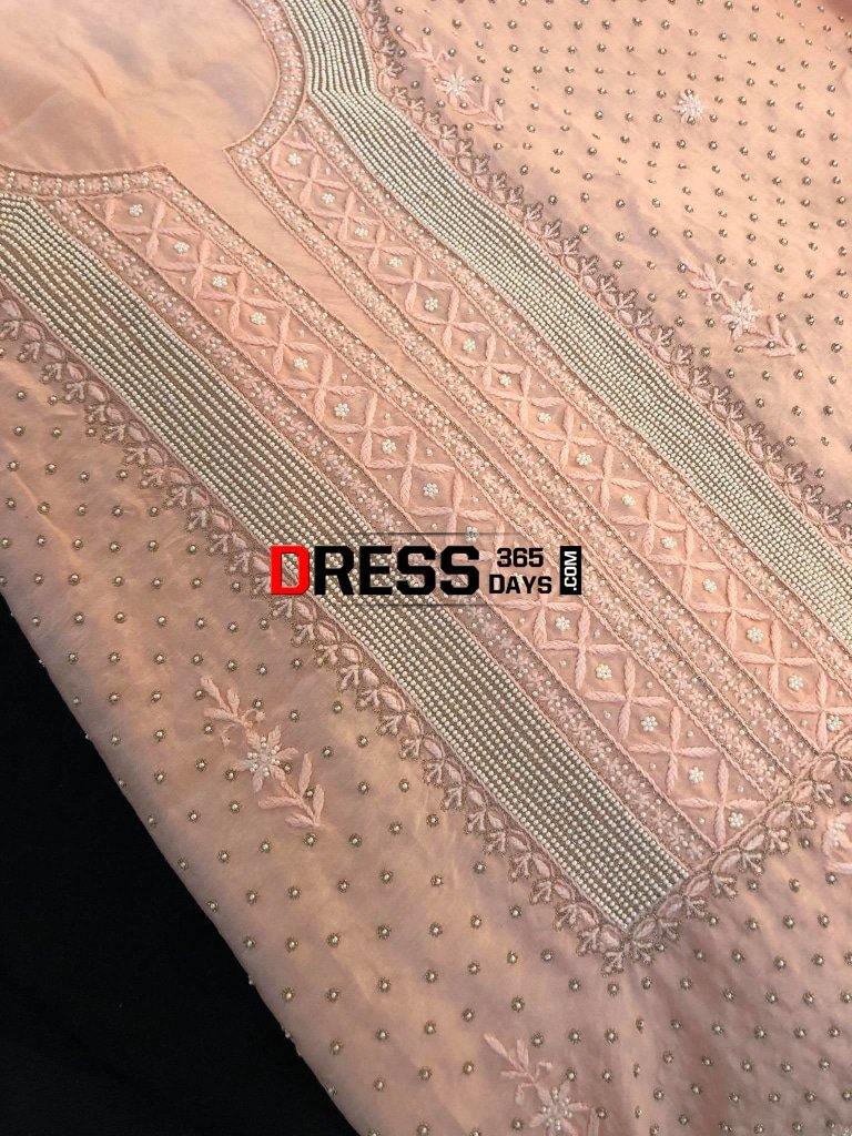 Chanderi Silk Chikankari Suit