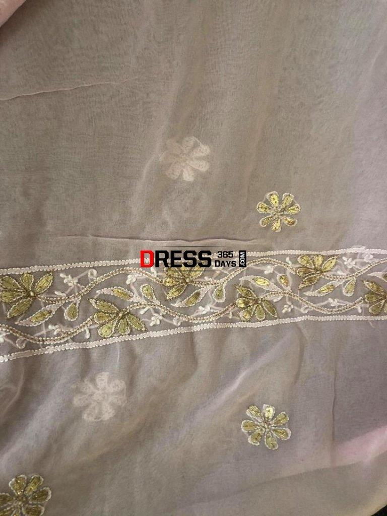 Powder Pink Gota Patti Chikankari Suit Suits