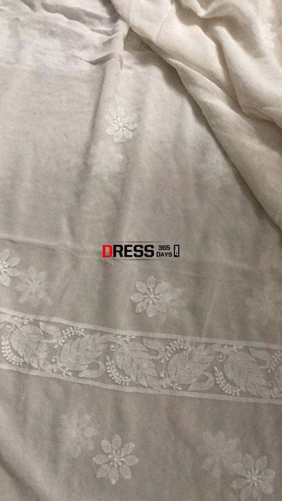 Pure Georgette Chikankari Suit Suits