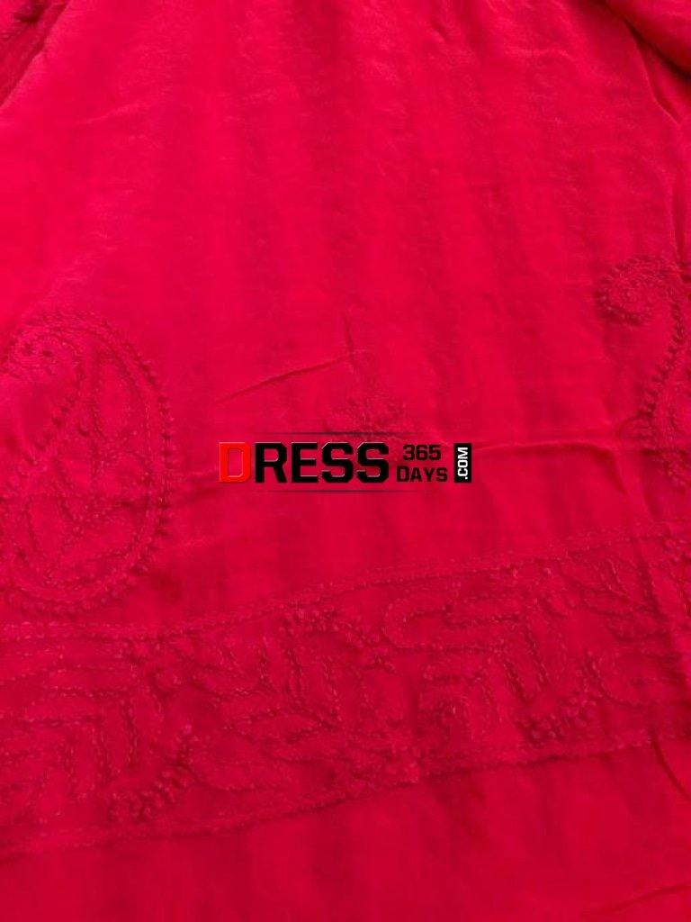 Pure Georgette Lucknow Chikankari Suit Suits